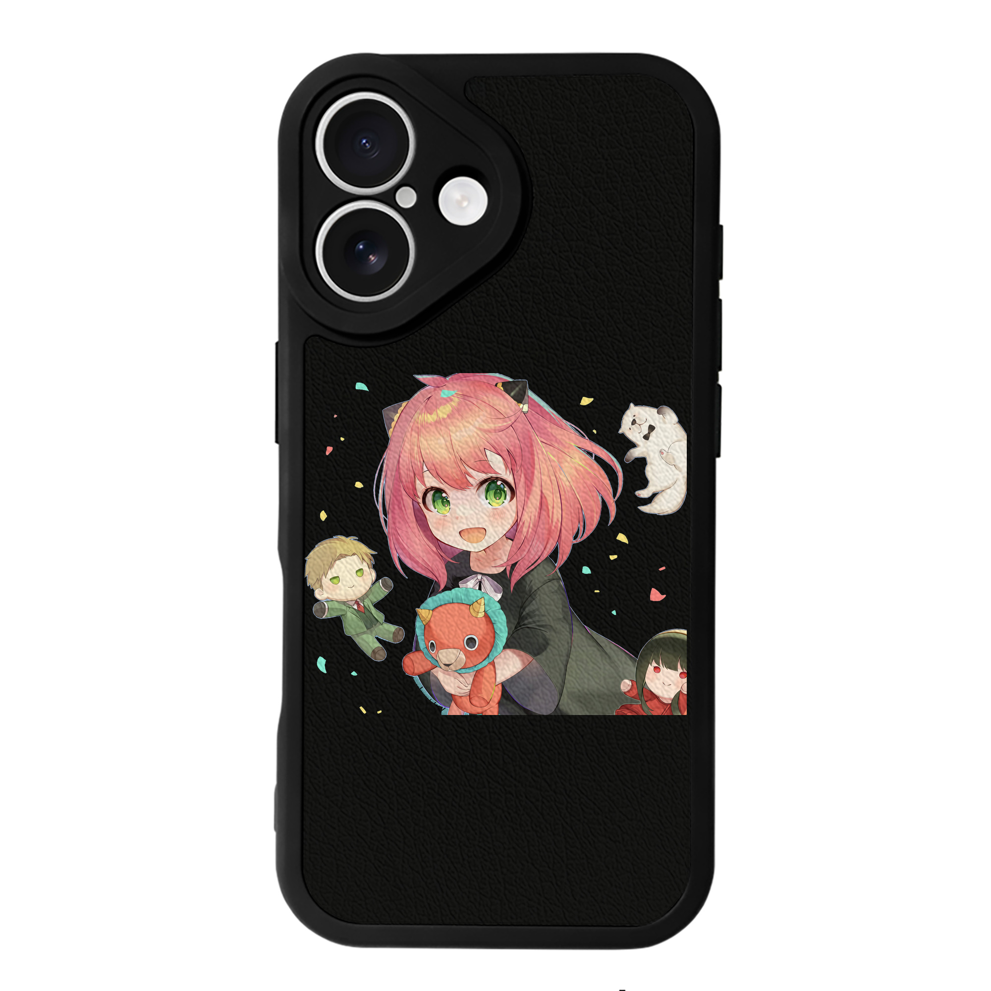 （画像用） SPY×FAMILY间谍家家酒 【iPhone 16シリーズ対応】シリコンスマホケース（レザー調） 材質：シリコン